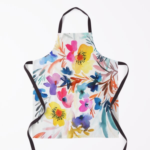 Item preview, turqoise and yellow flowers designed and sold by kosarandrea.