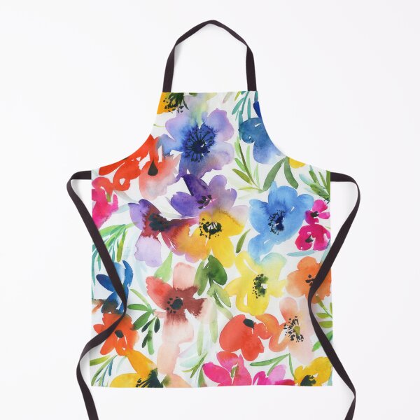 Item preview, watercolor flowers in cold and warm flowers designed and sold by kosarandrea.