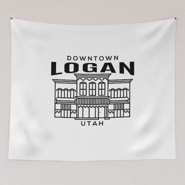 Aperçu de l'œuvre Downtown Logan UT créée et vendue par HalpinDesign.