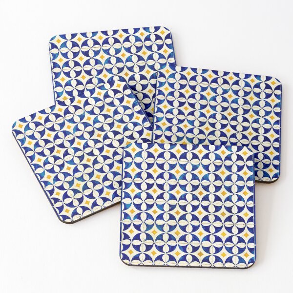 Item preview, Portuguese Tiles (Blue & Yellow) designed and sold by Studio MaC.