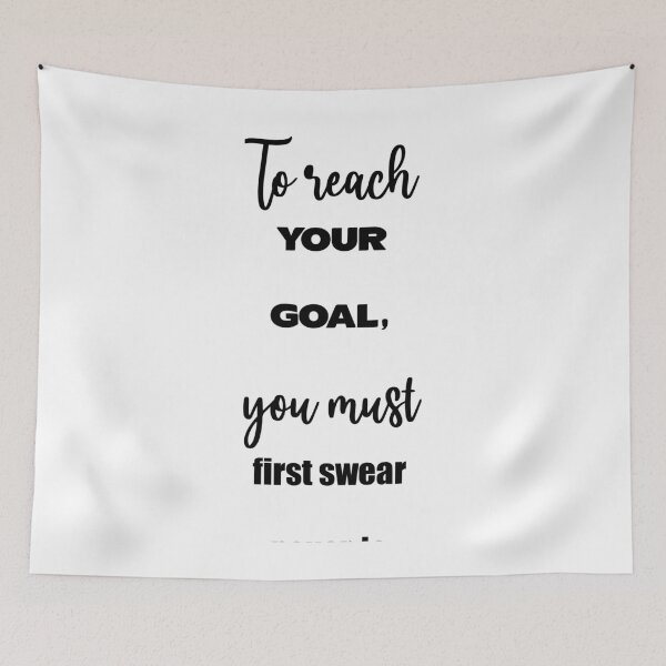 Item preview, To Reach Your Goal-Quotes designed and sold by sasijaya.