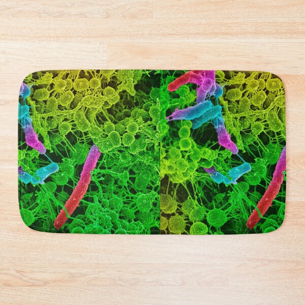 Item preview, COLORED STREP BACTERIA MICROSCOPIC VIEW PHOTO IMAGE MEDICAL LABORATORY SCIENTIST designed and sold by Hippiesole.