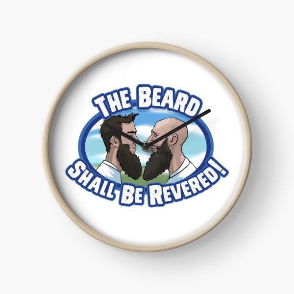 Beard Revered Clock
