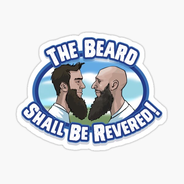 Beard Revered Sticker