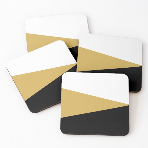 Item preview, GOLD, WHITE and BLACK GEOMETRIC DESIGN PRINT designed and sold by RachelMacht.