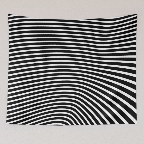 Item preview, Black and white wavy  designed and sold by Funny meme.