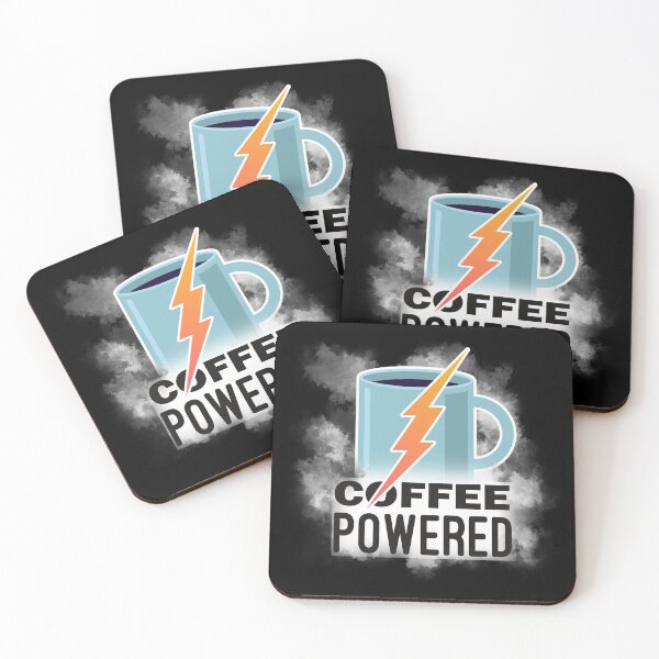 Item preview, Powered With Coffee designed and sold by titanosdesign.