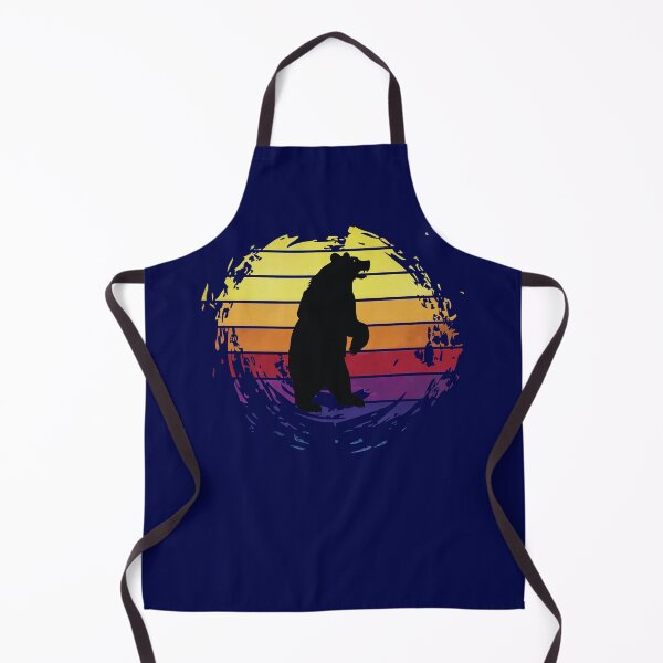 Item preview, Bear animal on retrostyle retro background designed and sold by ChatterFox.