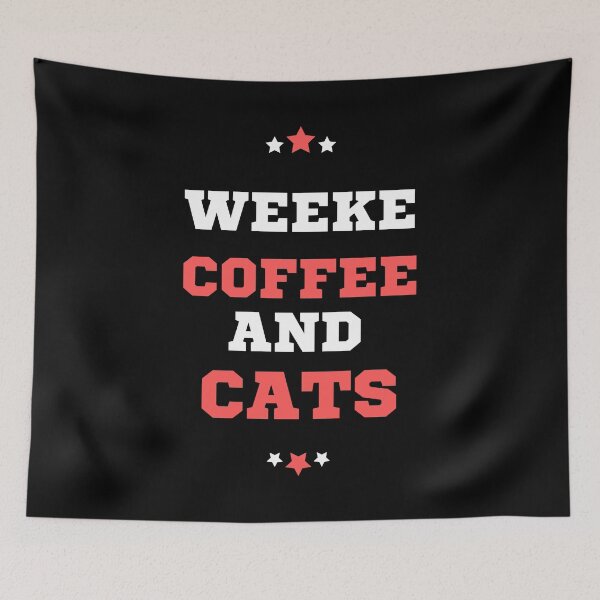 Item preview, WEEKENDS COFFEE CATS designed and sold by wodra.