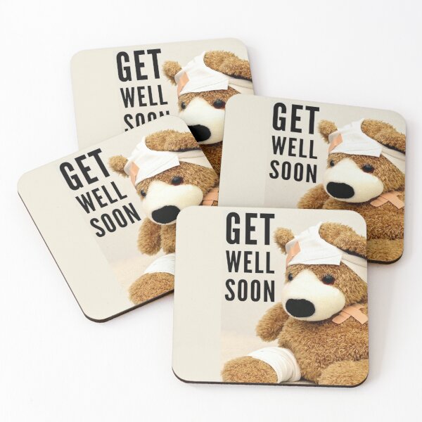 Item preview, Get well soon teddy designed and sold by Trending-Ts.