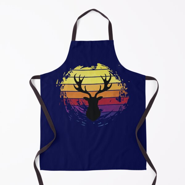 Item preview, Deer horns head animal on retrostyle retro background designed and sold by ChatterFox.