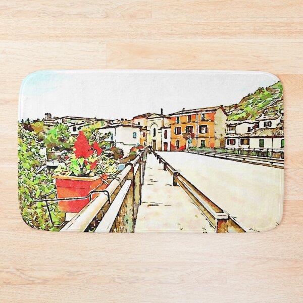 Item preview, Fognano: road with flowerpot designed and sold by Giuseppe Cocco.