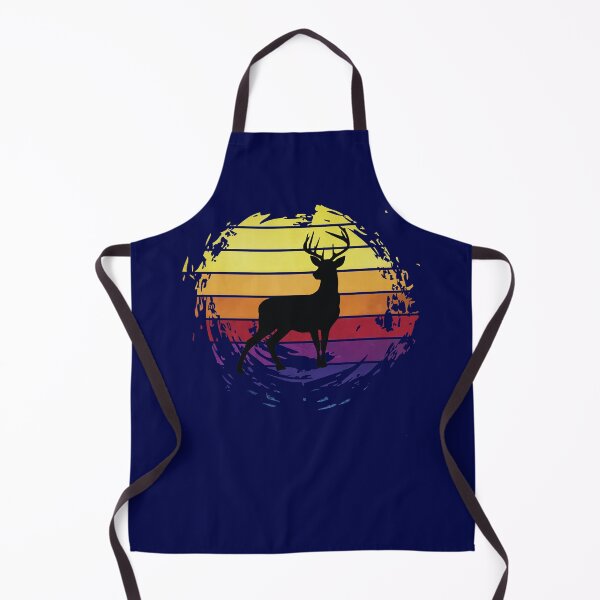Item preview, Deer on alert animal on retrostyle retro background designed and sold by ChatterFox.