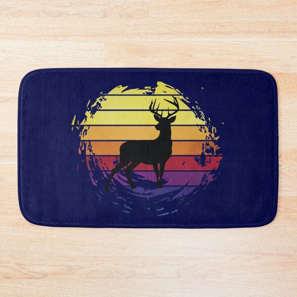 Item preview, Deer on alert animal on retrostyle retro background designed and sold by ChatterFox.