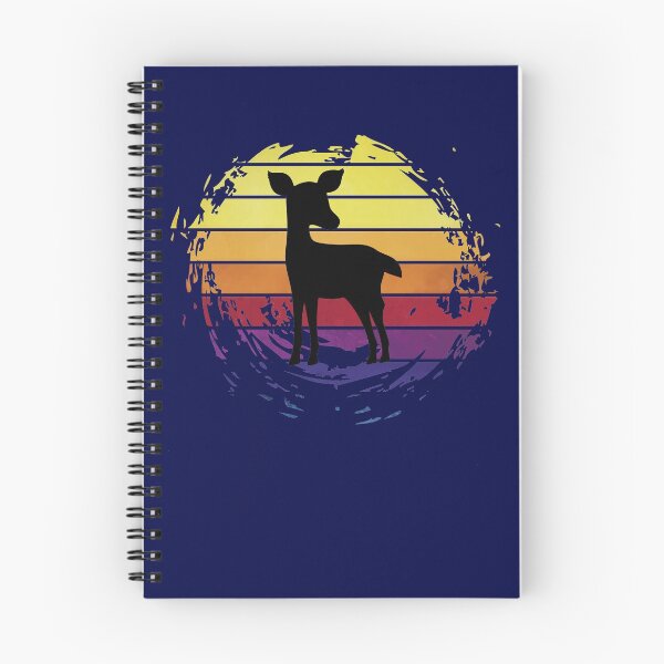 Item preview, Little deer animal on retrostyle retro background designed and sold by ChatterFox.