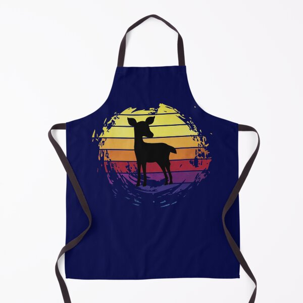 Item preview, Little deer animal on retrostyle retro background designed and sold by ChatterFox.