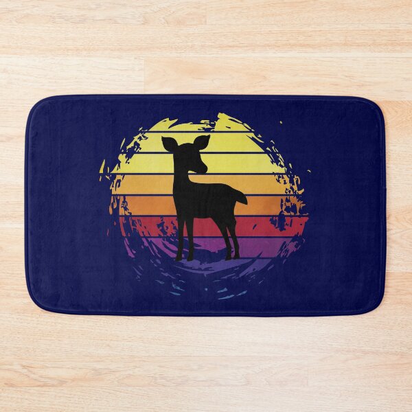 Item preview, Little deer animal on retrostyle retro background designed and sold by ChatterFox.