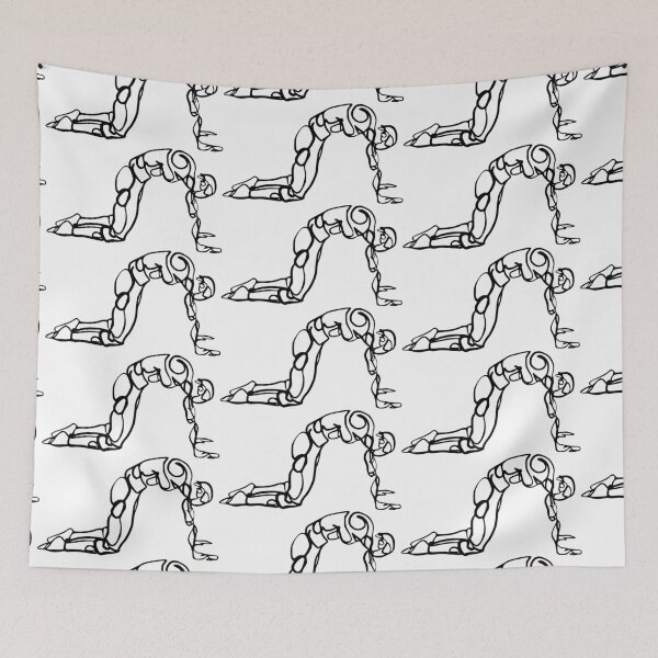 Item preview, Contour Line Yoga-Cat Stretch 1 designed and sold by FranksArtWorld.