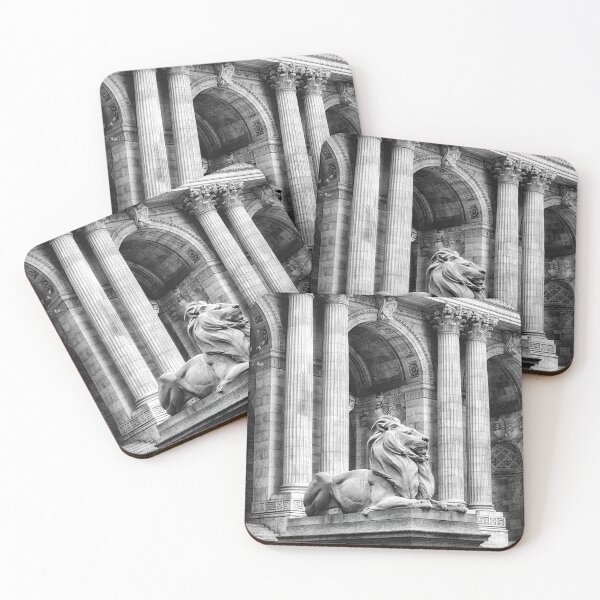 Item preview, NY Library Lion B+W designed and sold by Gerard Fornarotto.