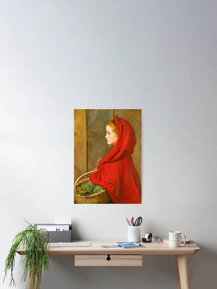 Thumbnail 2 of 3, Poster, Red Riding Hood designed and sold by brushandframes.