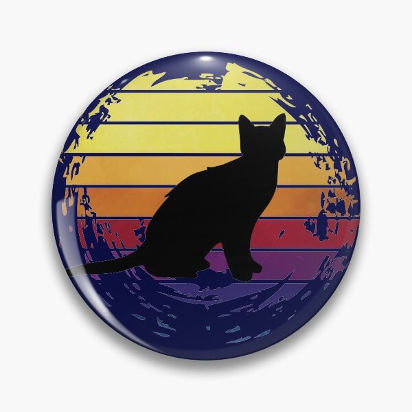 Item preview, Feline cat animal on retrostyle retro background designed and sold by ChatterFox.