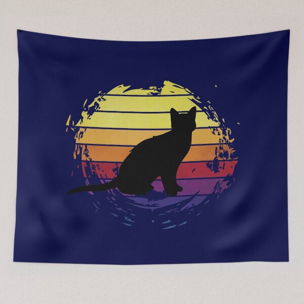 Item preview, Feline cat animal on retrostyle retro background designed and sold by ChatterFox.