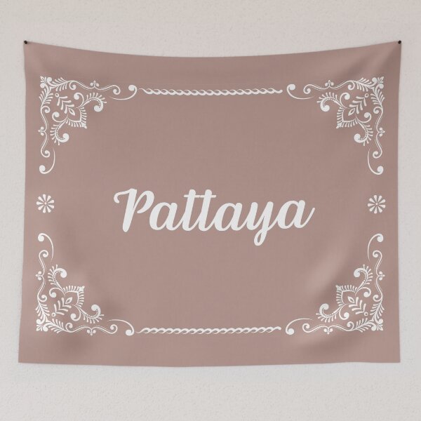 Item preview, Pattaya - Monogram Boho Style (Pastel Pink) designed and sold by CityCollection.