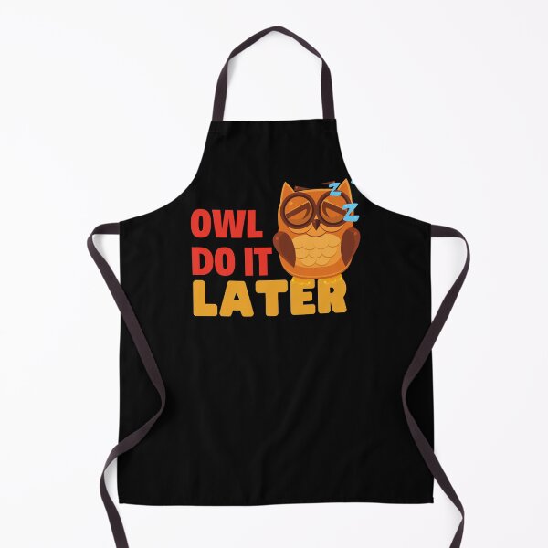 Item preview, Owl do it later designed and sold by DatDragonShop.