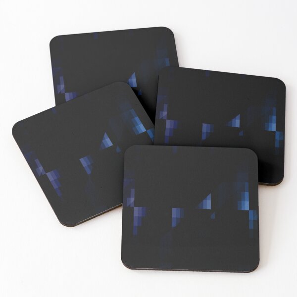 Item preview, Deep dark blue design abstract geometric artwork designed and sold by Thecolorschemer.