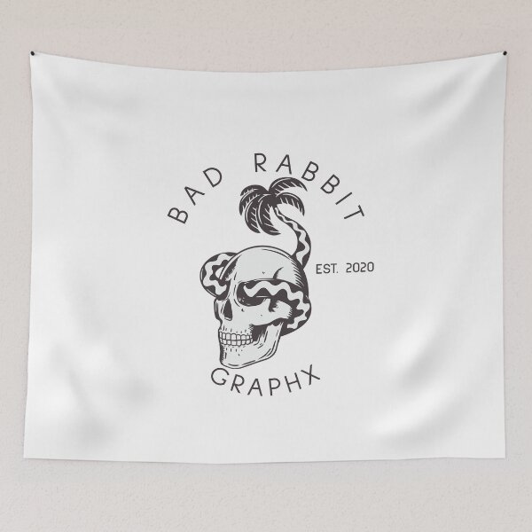 Item preview, The Skull & The Snake designed and sold by badrabbitgraphx.