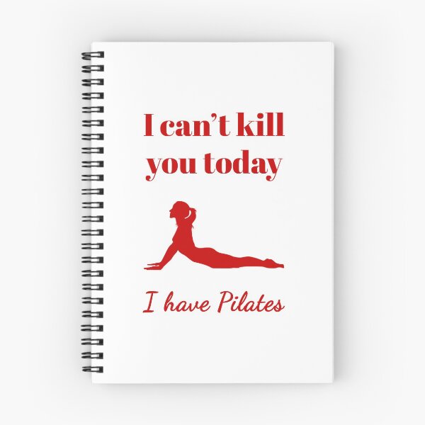 Item preview, I can't kill you today, I have Pilates (Red-White) - designed and sold by Printerially.