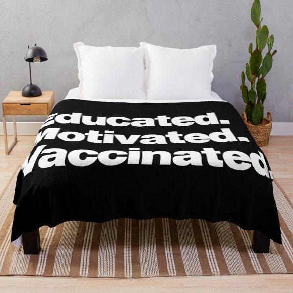 Item preview, I am Educated Motivated and Vaccinated designed and sold by elhefe.