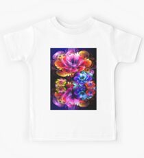 dreamy 3d bloom water garden Kids Tee