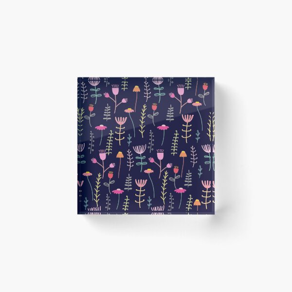 Item preview, Colorful floral pattern designed and sold by jkulling.