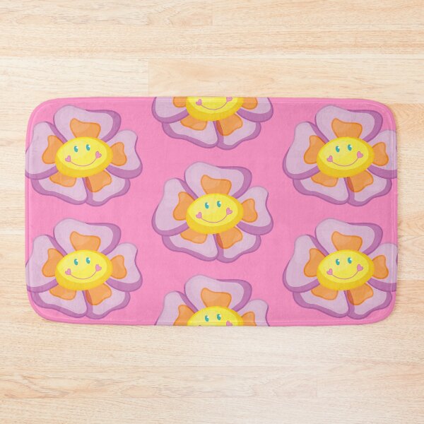 Item preview, smiley flower (pink background) designed and sold by ibyrd-7.
