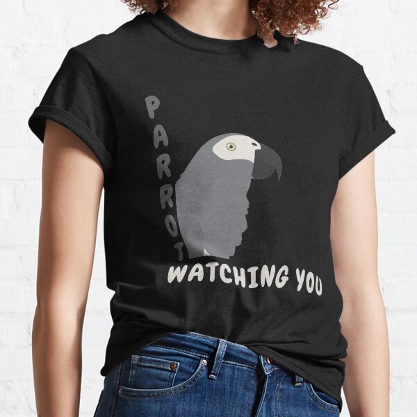 Parrot watching you Classic T-Shirt