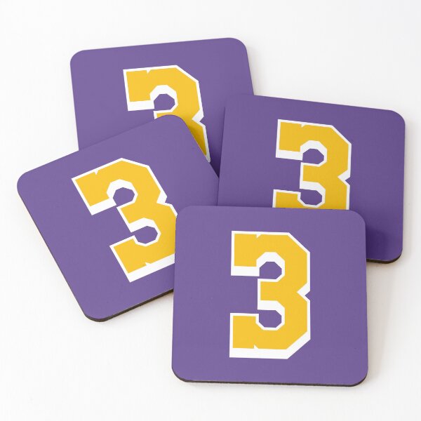 Item preview, 3 Yellow Number Three Purple Basketball Jersey designed and sold by elhefe.
