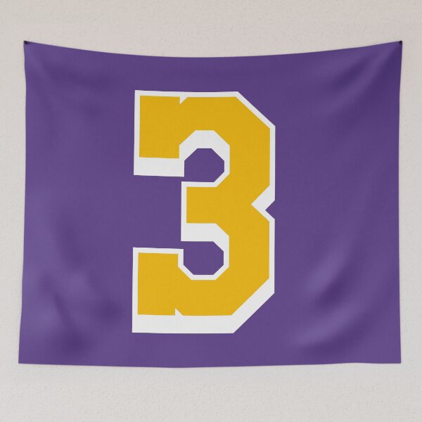 Item preview, 3 Yellow Number Three Purple Basketball Jersey designed and sold by elhefe.