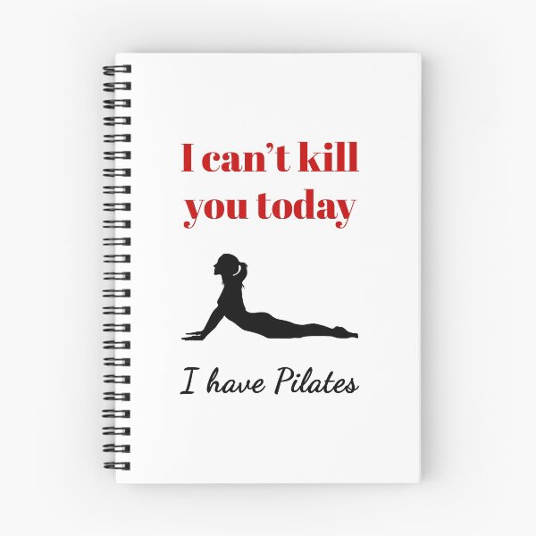 Item preview, I can't kill you today, I have Pilates (Red&Black) - designed and sold by Printerially.