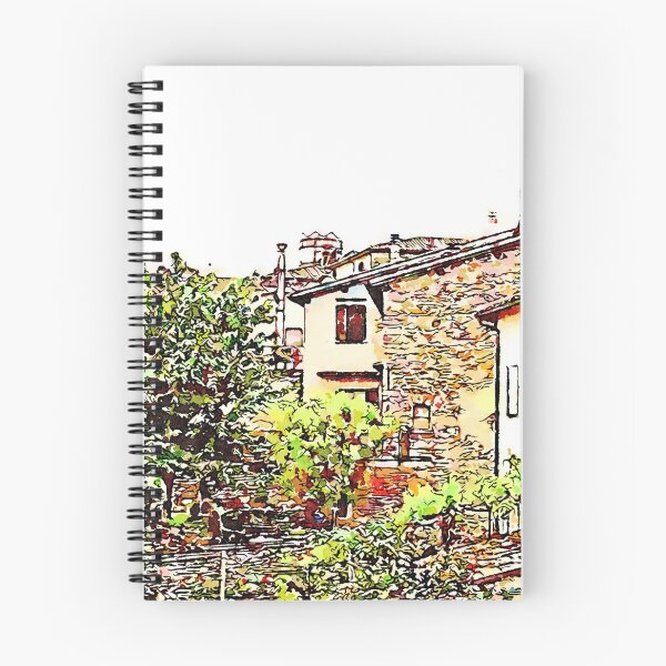 Item preview, Fognano: buildings and trees designed and sold by Giuseppe Cocco.