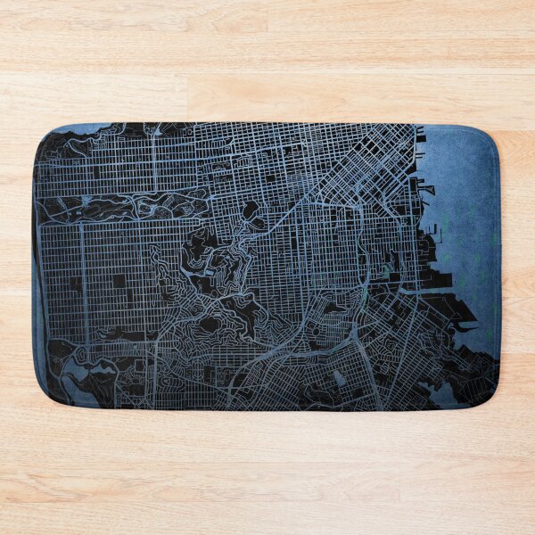Item preview, San Francisco California City Map designed and sold by onyxember.