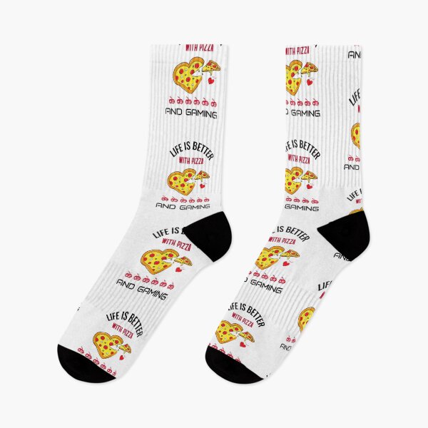 Item preview, LIFE IS BETTER WITH PIZZA AND GAMING designed and sold by Graykat.