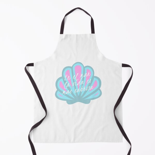 Item preview, En el mar la vida es mas sabrosa - Seashell - Tropical - Beachy designed and sold by Ausome Behavior.