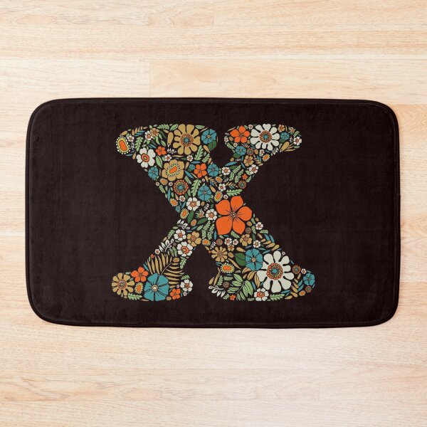 Item preview, Hippie Floral Letter X designed and sold by zeljkica.