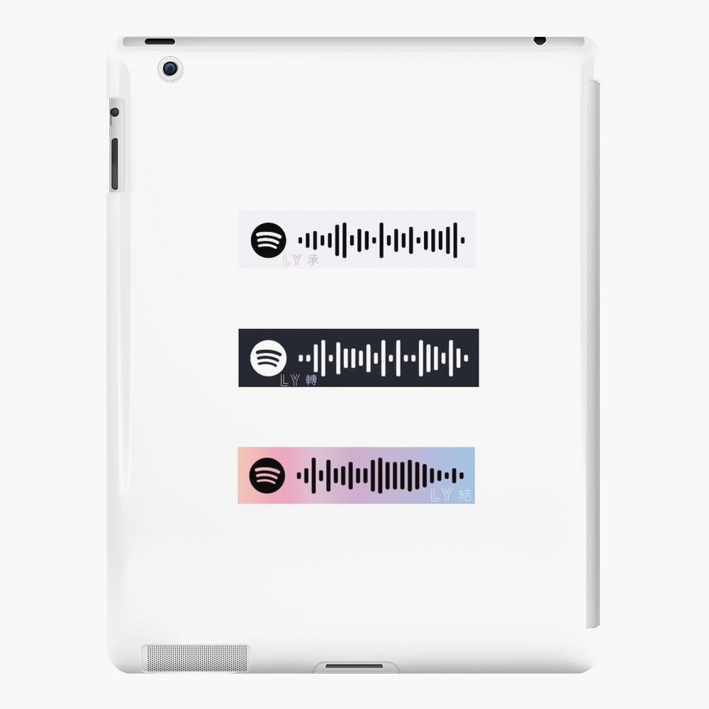 love-yourself-bts-spotify-code-sticker-less-symbols-ipad-case