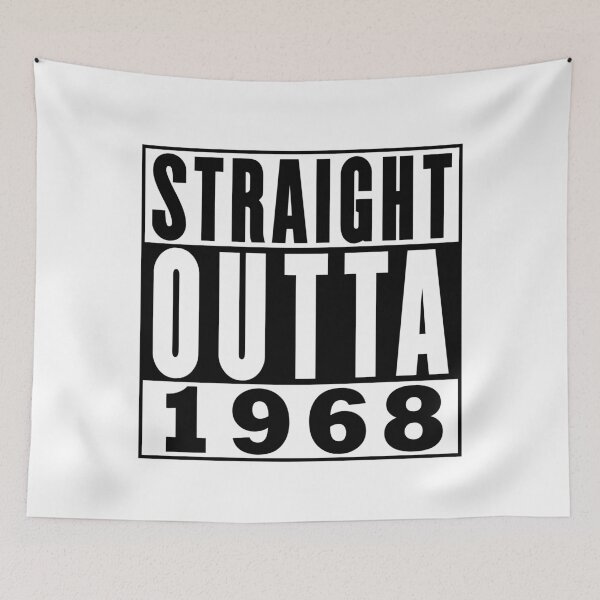 Item preview, Straight Outta 1968 Birthday designed and sold by RandomStuffShop.