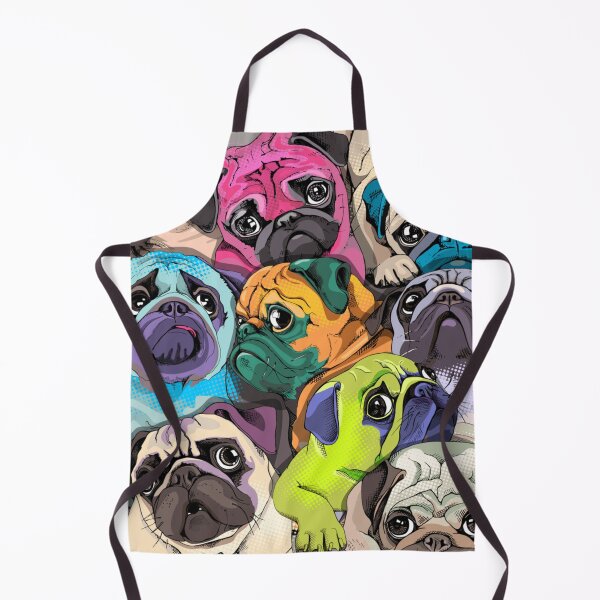 Item preview, Portrait of many pugs designed and sold by THISPUGVIBE.