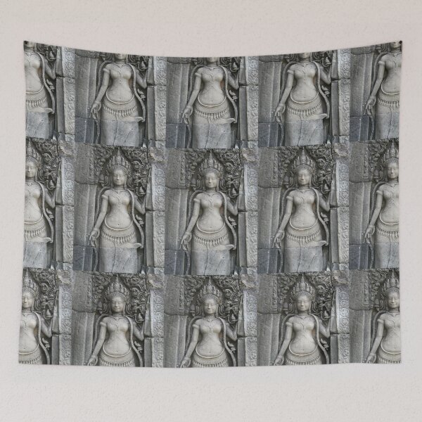 Item preview, Angkor Wat Temple Goddess of Bayon designed and sold by BeatPoet.