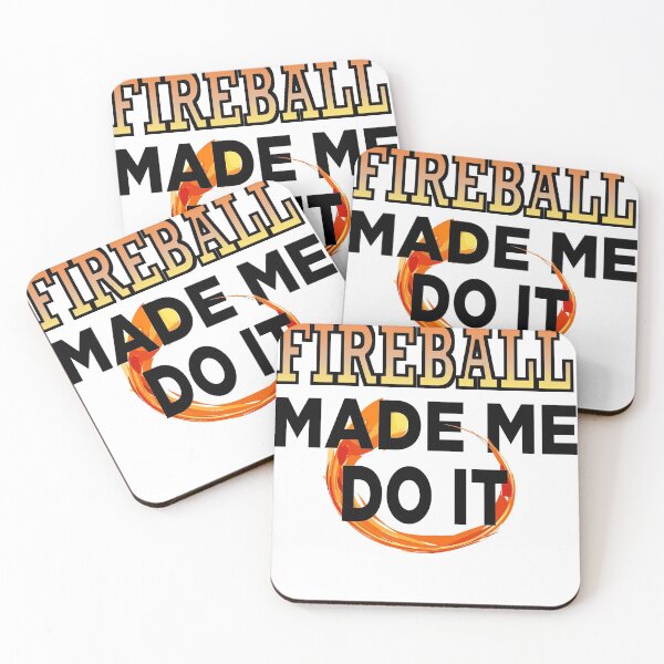 Item preview,  Fireball Made Me Do It T-shirt : Funny Burning Fireball Stickers designed and sold by FunnyDSN.