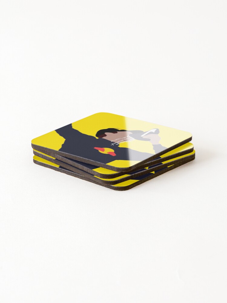 Thumbnail 4 of 5, Coasters (Set of 4), Daniel Ricciardo Shoey designed and sold by Roc3Design.